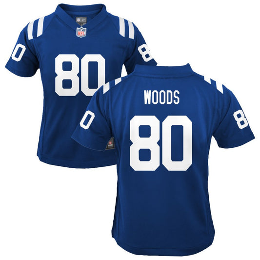 Jelani Woods Nike Indianapolis Colts Youth Game Jersey - Royal