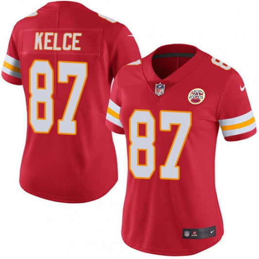 Women's Kansas City Chiefs Travis Kelce Limited Player Jersey Red