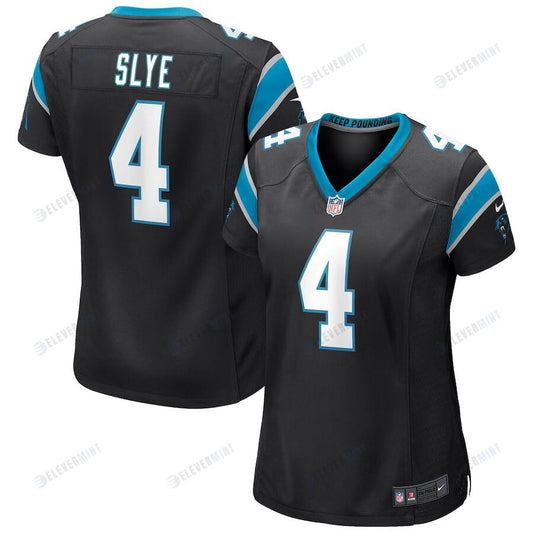 Joey Slye 4 Carolina Panthers Women's Game Jersey - Black