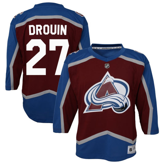 Jonathan Drouin Colorado Avalanche Youth Home Replica Jersey - Burgundy