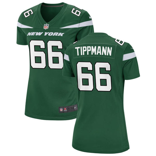 Joe Tippmann New York Jets Nike Women's Game Jersey - Gotham Green