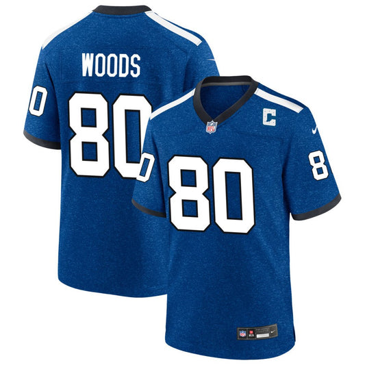 Jelani Woods  Indiana Nights Indianapolis Colts Nike Alternate Game Jersey - Blue