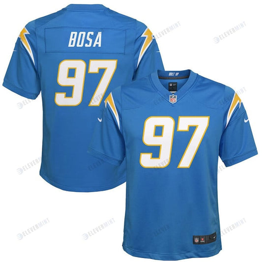 Joey Bosa 97 Los Angeles Chargers Youth Game Jersey - Powder Blue