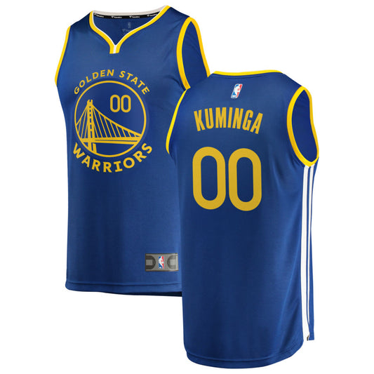 Jonathan Kuminga Golden State Warriors Fanatics Branded 2019/20 Fast Break Replica Jersey Royal - Icon Edition