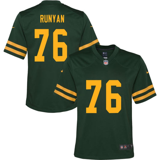 Jon Runyan Green Bay Packers Nike Youth Alternate Jersey - Green