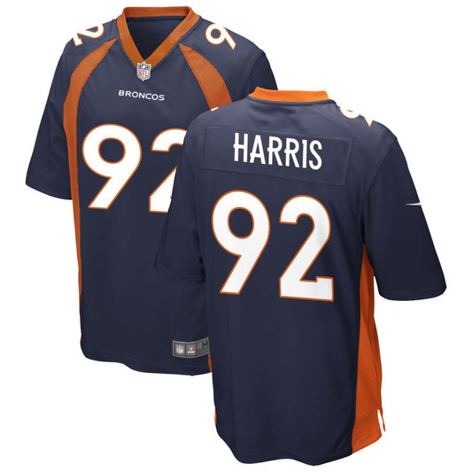 Jonathan Harris Denver Broncos Nike Youth Game Jersey - Navy