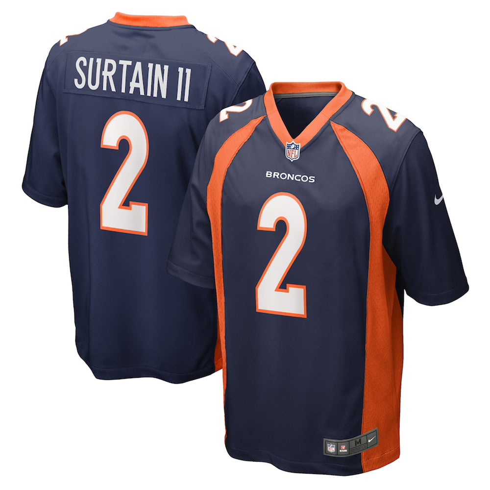 Youth Denver Broncos Patrick Surtain II Game Jersey - Navy