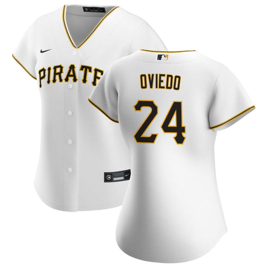 Johan Oviedo Pittsburgh Pirates Nike Women's Home Replica Jersey - White