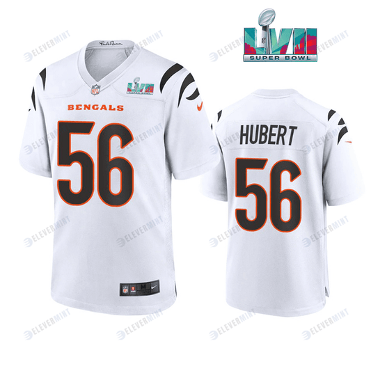 Wyatt 56 Hubert Cincinnati Bengals Super Bowl LVII Men Game Jersey