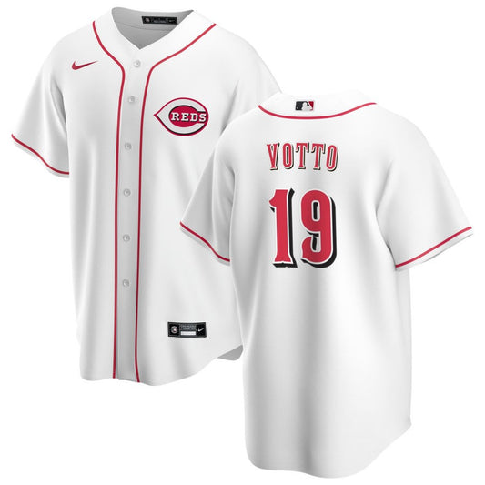 Joey Votto Cincinnati Reds Nike Home Replica Jersey - White