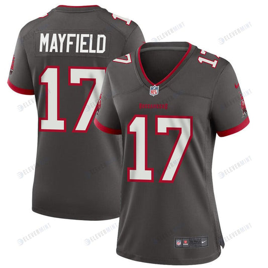 Baker Mayfield 17 Tampa Bay Buccaneers Women Alternate Game Jersey - Pewter