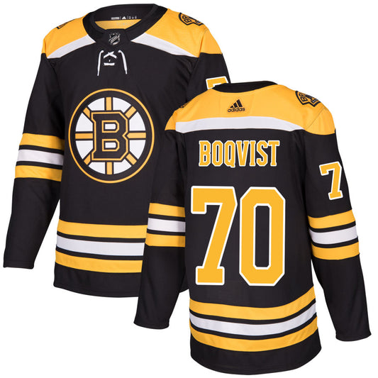 Jesper Boqvist Boston Bruins adidas Authentic Jersey - Black