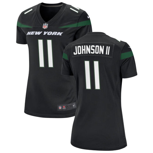 Jermaine Johnson II New York Jets Nike Women's Alternate Game Jersey - Stealth Black