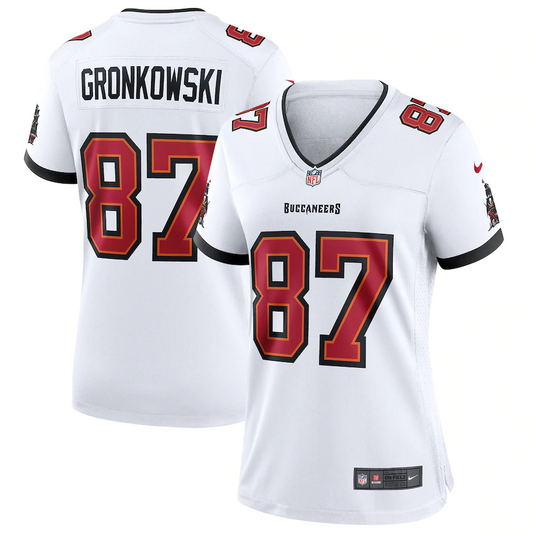 Women's Tampa Bay Buccaneers Rob Gronkowski Game Vapor Jersey White