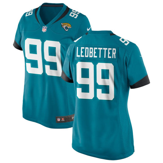 Jeremiah Ledbetter Jacksonville Jaguars Nike Women's Alternate Jersey - Teal