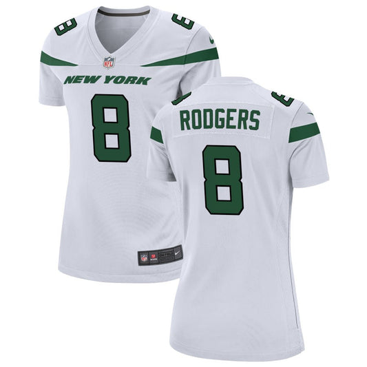 Aaron Rodgers New York Jets Nike Women's Game Jersey - White