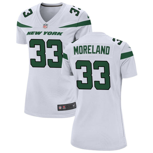 Jimmy Moreland New York Jets Nike Women's Game Jersey - White