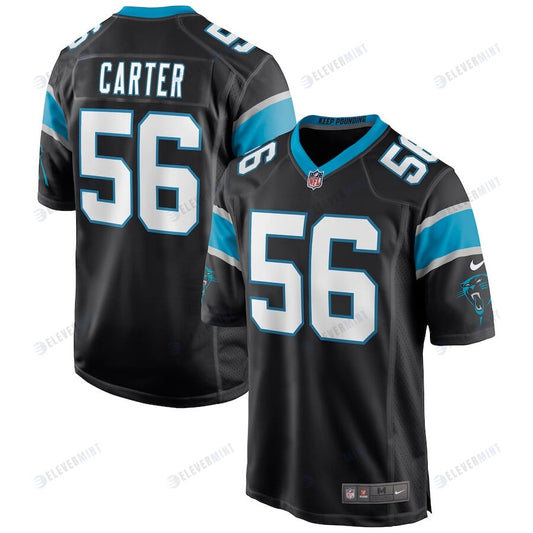 Jermaine Carter 56 Carolina Panthers Men's Game Jersey - Black