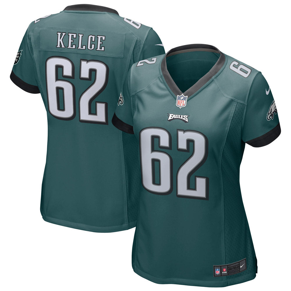 Women's Philadelphia Eagles Jason Kelce Game Jersey Green