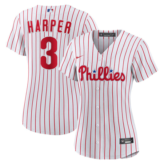 Women's Philadelphia Phillies Bryce Harper Home Player Jersey - White