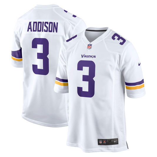 Jordan Addison Minnesota Vikings Nike Away Game Jersey - White