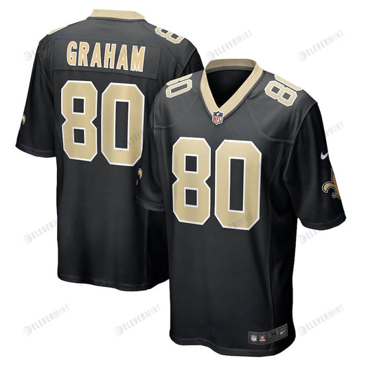 Jimmy Graham 80 New Orleans Saints Men's Game Jersey - Black