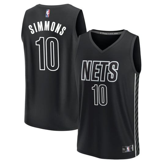 Ben Simmons Brooklyn Nets Fanatics Branded Youth Fast Break Replica Jersey - Statement Edition - Black