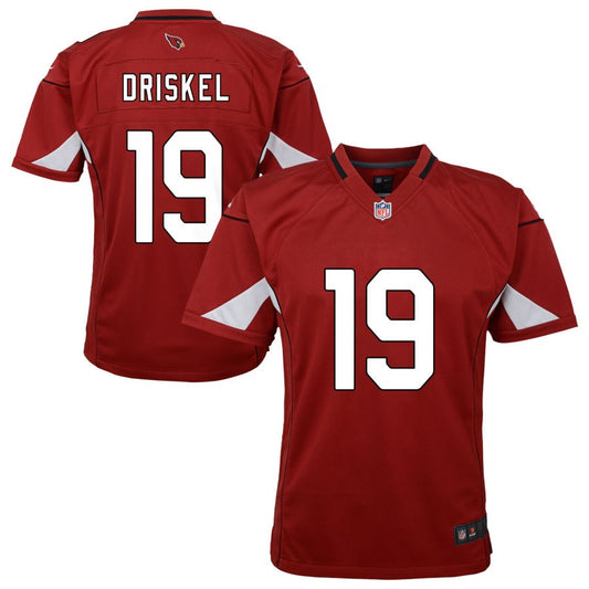 Jeff Driskel Arizona Cardinals Nike Youth Team Game Jersey - Cardinal