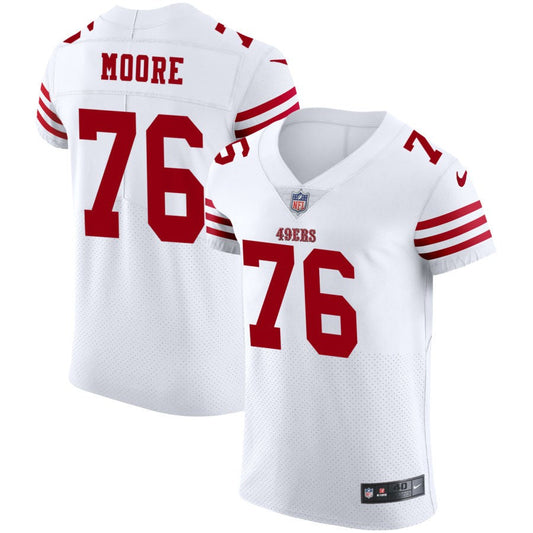 Jaylon Moore San Francisco 49ers Nike Vapor Elite Jersey - White