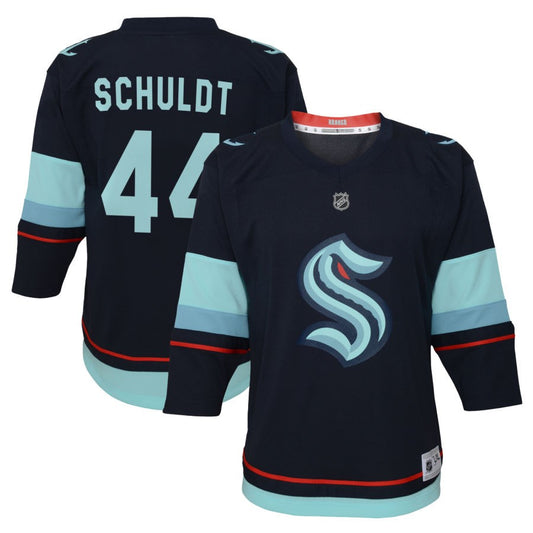 Jimmy Schuldt Seattle Kraken Youth Home Replica Jersey - Navy