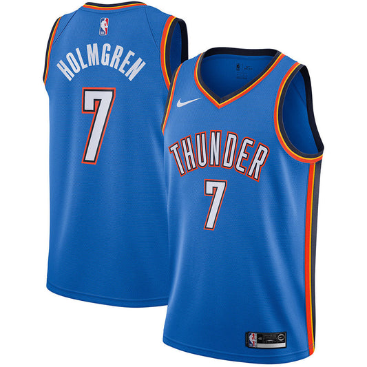 Youth Oklahoma City Thunder Chet Holmgren Icon Edition Jersey - Blue