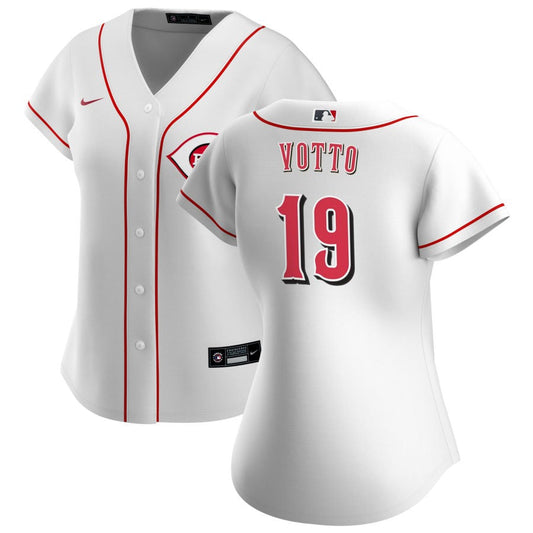 Joey Votto Cincinnati Reds Nike Women's Home Replica Jersey - White