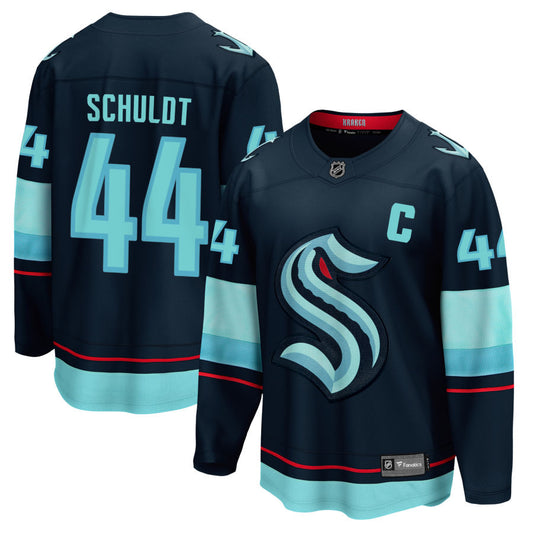 Jimmy Schuldt Seattle Kraken Fanatics Branded Home Breakaway Jersey - Navy