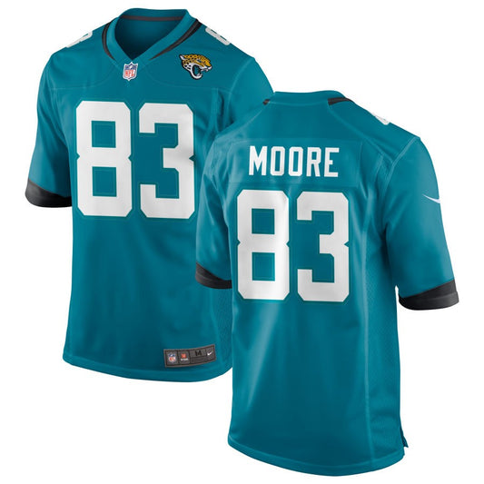 Jaylon Moore Jacksonville Jaguars Nike Youth Game Jersey - Teal