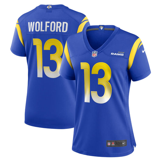 John Wolford Los Angeles Rams Nike Women's Game Player Jersey - Royal