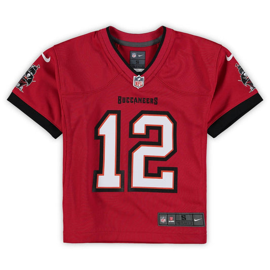 Youth Tom Brady Nike Buccaneers Game Jersey - Red