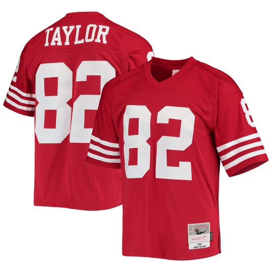 John Taylor San Francisco 49ers Mitchell & Ness 1990 Legacy Replica Jersey - Scarlet