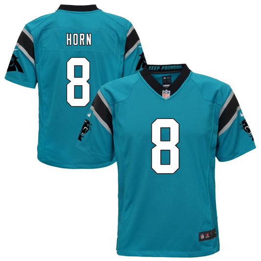 Jaycee Horn Carolina Panthers Nike Youth Game Jersey - Blue