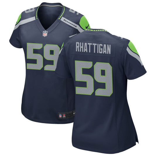 Jon Rhattigan Seattle Seahawks Nike Women's Game Jersey - College Navy