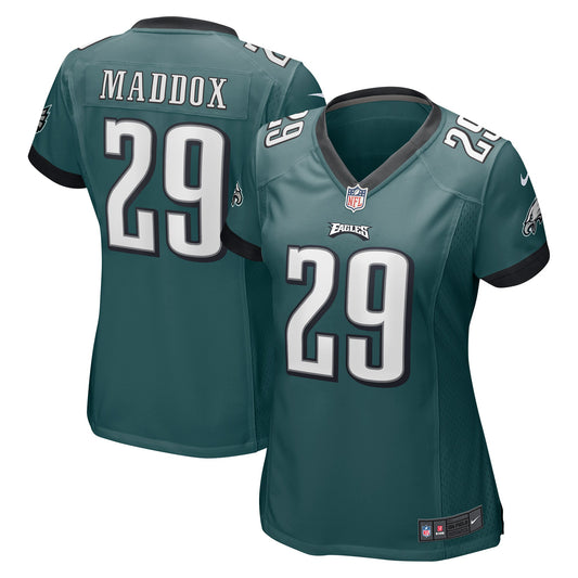 Avonte Maddox Philadelphia Eagles Nike Women's Game Jersey - Midnight Green