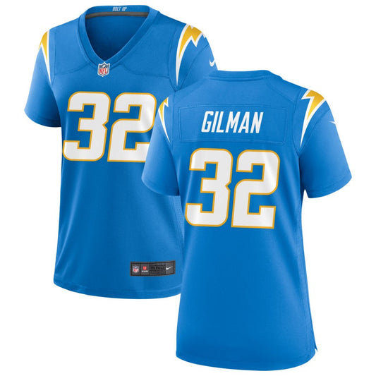 Alohi Gilman Los Angeles Chargers Nike Women's Game Jersey - Powder Blue