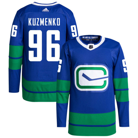 Andrei Kuzmenko Vancouver Canucks adidas Primegreen Authentic Pro Jersey - Royal