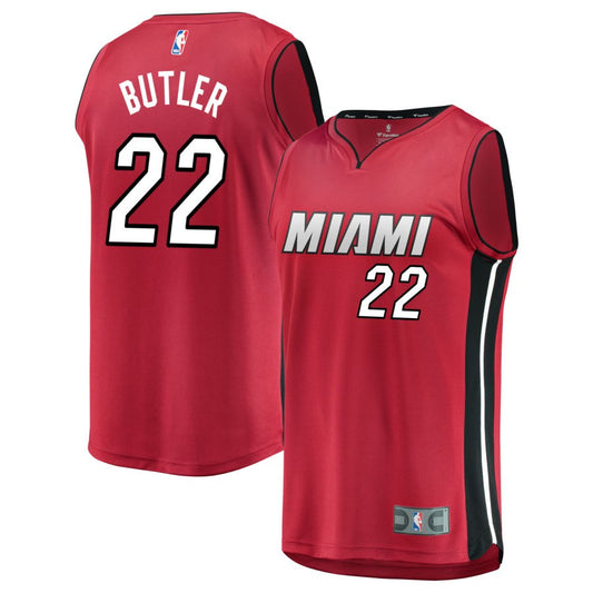 Jimmy Butler Miami Heat Fanatics Branded Youth Fast Break Replica Jersey Red - Statement Edition