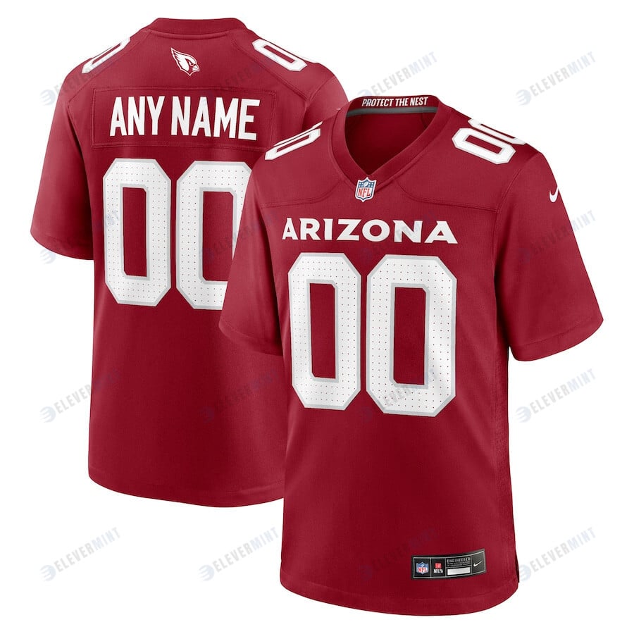 Arizona Cardinals Custom Game Men Jersey - Cardinal