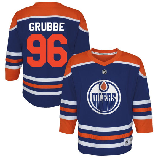 Jayden Grubbe Edmonton Oilers Youth Home Replica Jersey - Royal