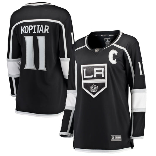 Anze Kopitar Los Angeles Kings Fanatics Branded Women's Home Breakaway Player Jersey - Black