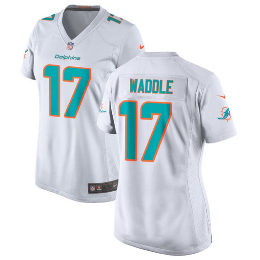 Jaylen Waddle Miami Dolphins Nike Women's Jersey - White