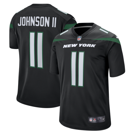 Jermaine Johnson II New York Jets Nike Alternate Game Jersey - Stealth Black