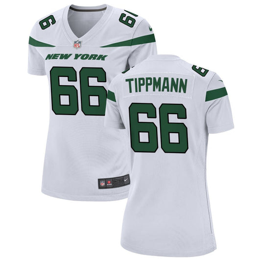 Joe Tippmann New York Jets Nike Women's Game Jersey - White