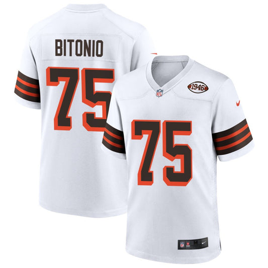 Joel Bitonio Cleveland Browns Nike 1946 Collection Alternate Jersey - White